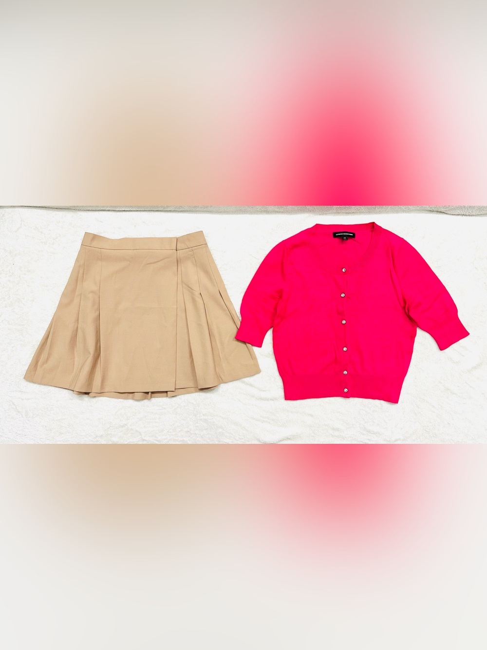 Lot Women Top & Skirt Cute Size XS ASOS, Express Design Stud Excellent Condition